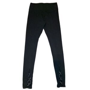 Victorias Secret Strappy Leggings Metallic Sexy Yoga Pants